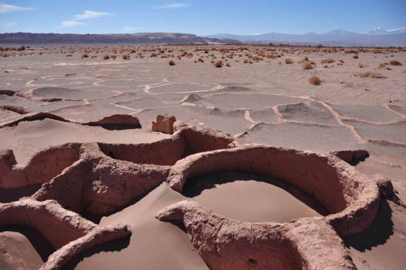 Ruínas Tulor, no deserto do Atacama - Chile